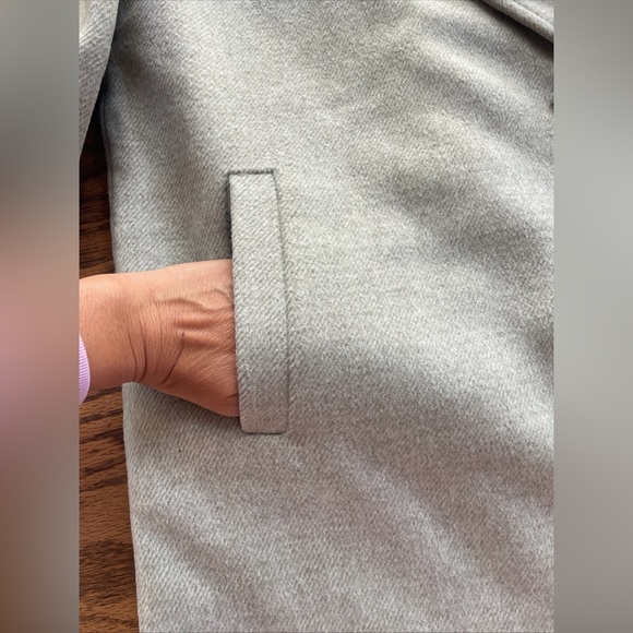 AVEC LES FILLES Women's  Collar Coat Size Medium Moss, Light Green - Picture 10 of 13